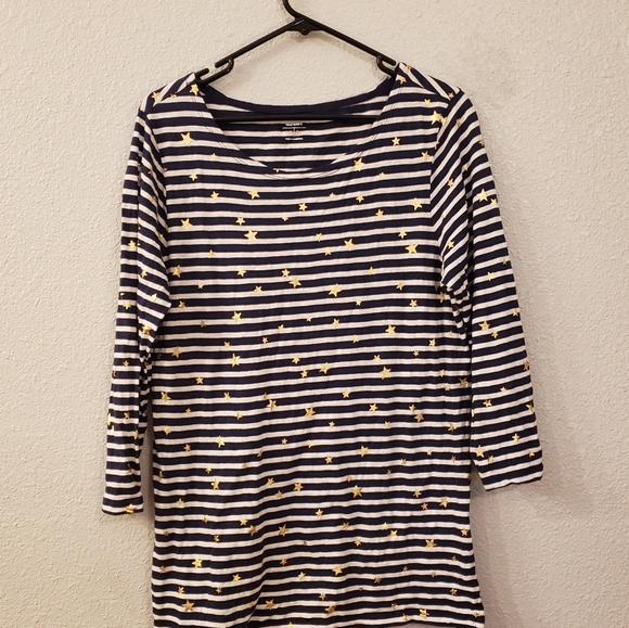 OLD NAVY STARS & STRIPES 3/4 LENGTH TEE - Picture 4 of 4